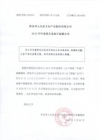 青岛华人兄弟文化产业股份有限公司2015年年度报告备案不披露公告