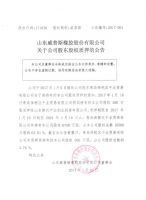 山东威普斯橡胶股份有限公司关于公司股东股权质押的公告