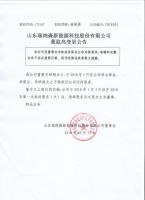 山东瑞纳森新能源科技股份有限公司董监高变更公告