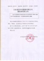 山东盖亚针织服装有限公司董高监变更公告