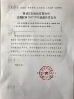 聊城汇创电机有限公司延期披露2017年年度报告的公告