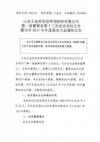 山东立金所信息咨询股份有限公司第一届董事会第十三次会议决议公告暨召开2017年度股东大会通知公告