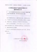 山东鲁友体育产业股份有限公司董事变更公告
