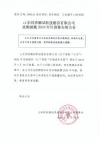 山东同济测试科技股份有限公司延期披露2018年年度报告的公告