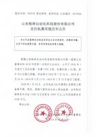 山东锐泽自动化科技股份有限公司定向私募实施完毕公告