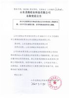 山东龙港硅业科技有限公司名称变更公告