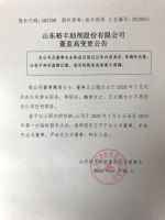 山东裕丰助剂股份有限公司董监高变更公告