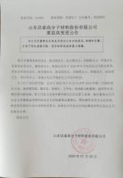 山东昌泰高分子材料股份有限公司董监高变更公告