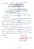 山东大宇集团股份有限公司关于公司股东股权质押的公告
