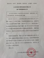 山东民强生物科技股份有限公司破产清算案流拍公告