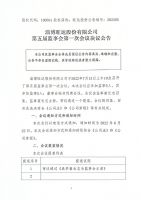 淄博旺达股份有限公司第五届监事会第一次会议决议公告