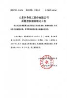 山东兴鲁化工股份有限公司所持股权解除锁定公告